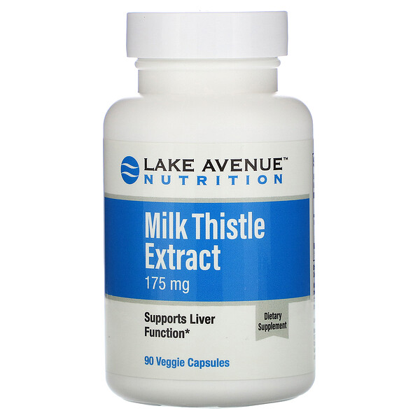 Lake Avenue Nutrition, Milk Thistle Extract, 175 mg, 90 Veggie Capsules