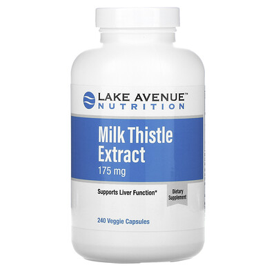 

Lake Avenue Nutrition экстракт расторопши, 175 мг, 240 растительных капсул