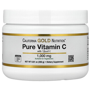 California Gold Nutrition, чистый витамин C Quali®-C в порошке, 250 г (8,81 унции)