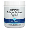Lake Avenue Nutrition, Hydrolyzed Collagen Peptides, Type I & III, 1.01 lb (460 g)