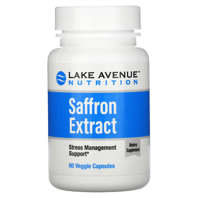 Lake Avenue Nutrition экстракт шафрана, 88,5 мг, 60 растительных капсул