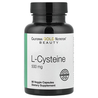 California Gold Nutrition, L-cisteína, 500 mg, 90 cápsulas vegetales