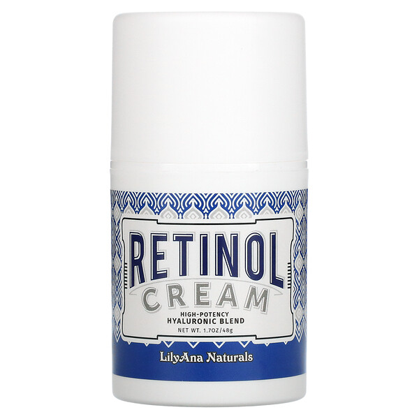 Retinol Cream, High-Potency Hyaluronic Blend, 1.7 oz (48 g)