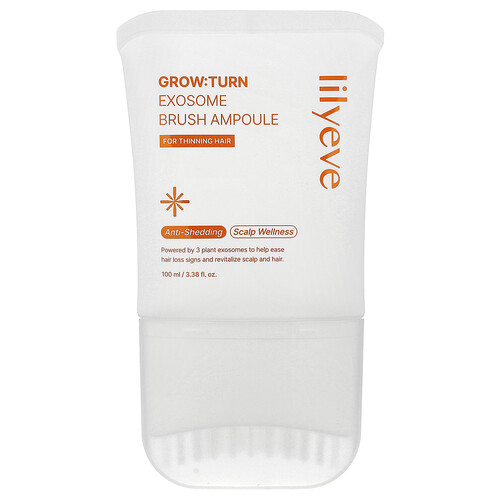 Lilyeve, Grow:Turn Exosom-Bürstenampulle, für dünnes Haar, 100 ml
