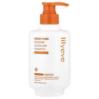 Lilyeve, Grow:Turn Exosome 3D Volume Shampoo, For Thinning Hair, 16.9 fl oz (500 ml)