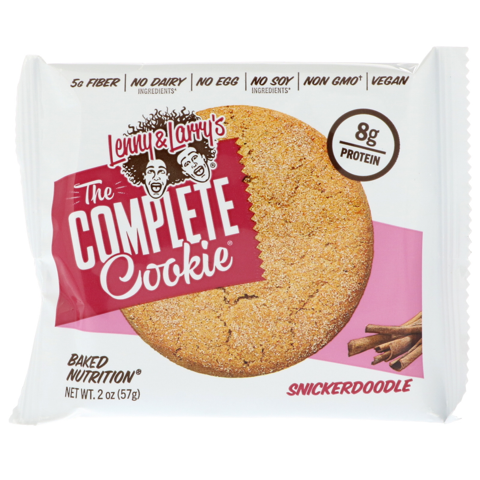 Lenny amp Larry s The COMPLETE Cookie Snickerdoodle 12 Cookies 2 oz 