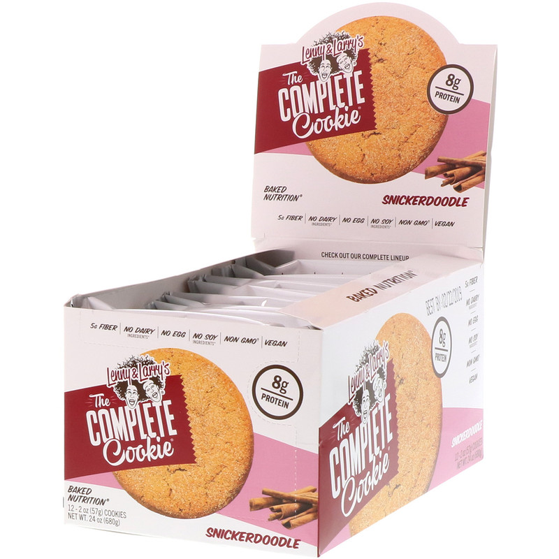 Lenny & Larry's, The COMPLETE Cookie, Snickerdoodle, 12 Cookies, 2 oz