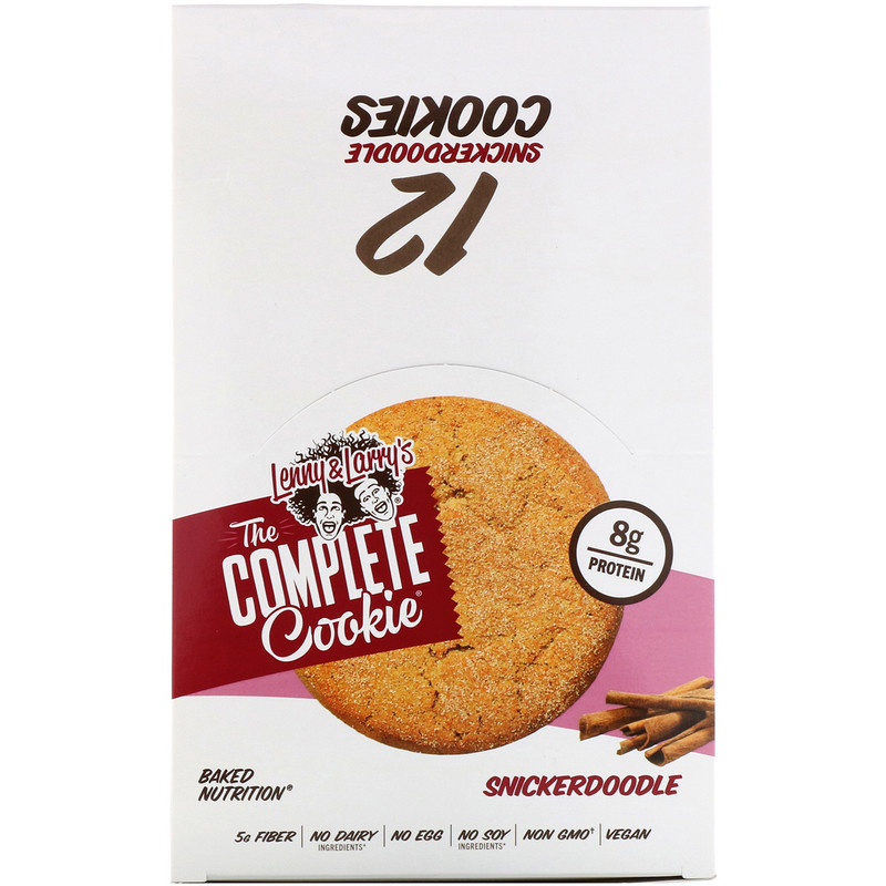Lenny & Larry's, The COMPLETE Cookie, Snickerdoodle, 12 Cookies, 2 oz