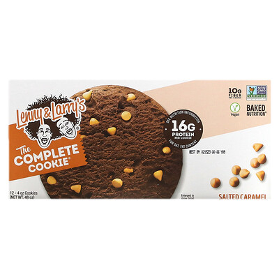 

Lenny & Larry's The COMPLETE Cookie Salted Caramel 12 Cookies 4 oz (113 g) Each