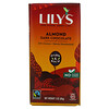 Lily's Sweets, Батончик темного шоколада 55% какао, миндаль, 85 г (3 унции)