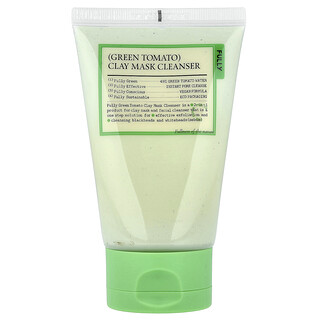 Fully, Green Tomato Clay Mask Cleanser, 4.05 fl oz (120 ml)