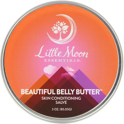 Little Moon Essentials Beautiful Belly Butter, Skin Conditioning Salve, 3 oz (85.05 g)