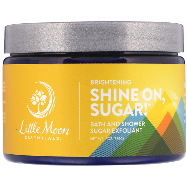 Little Moon Essentials‏, Brightening, Shine On, Sugar!, Bath and Shower Sugar Exfoliant, 13 oz (369 fl)