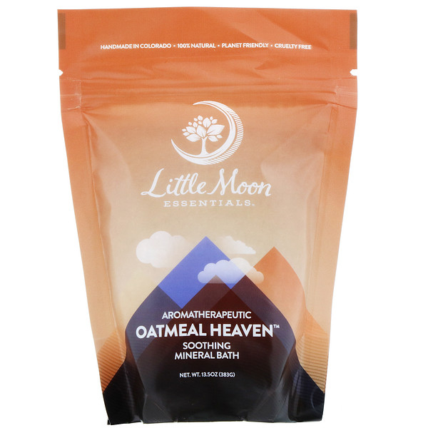 Little Moon Essentials, Oatmeal Heaven, Soothing Mineral Bath Salt, 13.5 oz (383 g)