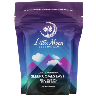 Little Moon Essentials Sleep Comes Easy, Sleep-Inspiring Mineral Bath Salt, 13.5 oz (383 g)