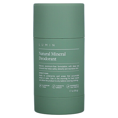 Купить Lumin Натуральный минеральный дезодорант, 1, 7 унции (50 г)