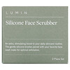 Lumin, Silicone Face Scrubber, 2 Piece Set