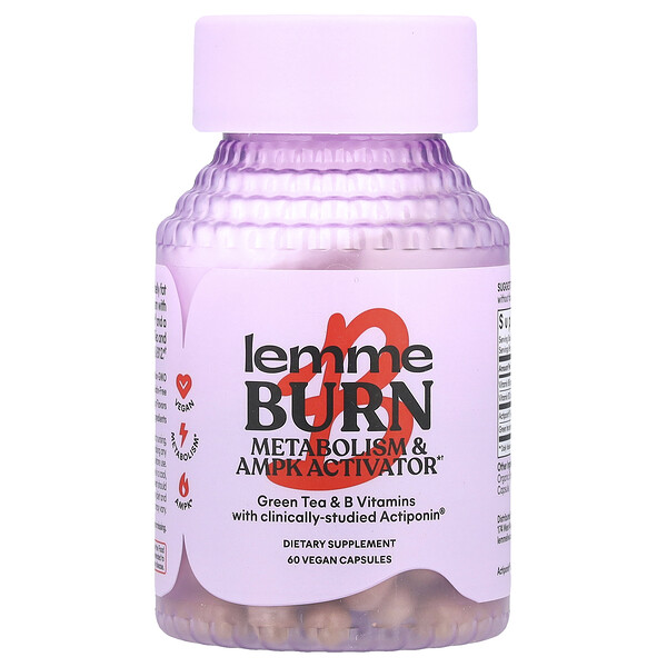 Lemme Burn, Metabolism & AMPK Activator, 60 Vegan Capsules