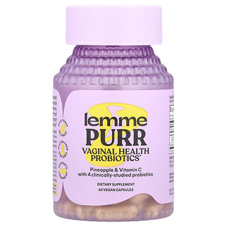 Lemme, Purr, probiotica voor vaginale gezondheid, 60 veganistische capsules