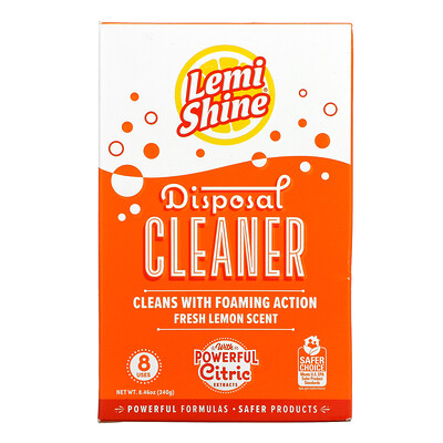Lemi Shine Средство для очистки, свежий лимон, 240 г (8,46 унции)