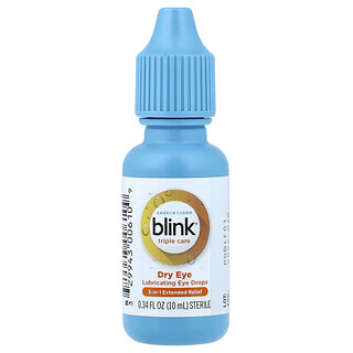 Bausch + Lomb Blink, Blink® Triple Care, Dry Eye, Lubricating Eye Drops, 0.34 fl oz (10 ml)