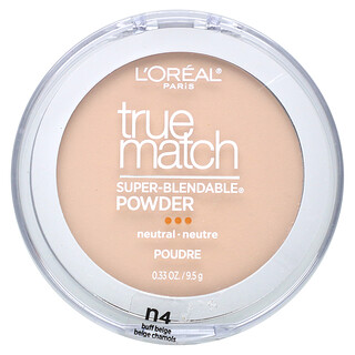 L'Oréal, True Match，绝配超级粉底液，N4 浅米黄，0.33 盎司（9.5 克）