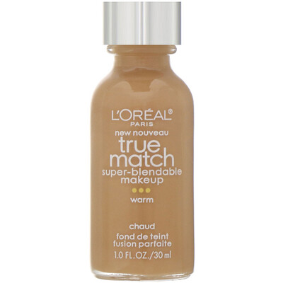 L'Oreal Тональная основа True Match Super-Blendable Makeup, оттенок темно-коричневый W8, 30 мл