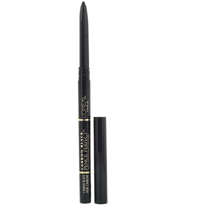 L'Oreal Самовыдвигающийся карандаш для глаз Pencil Perfect, оттенок 190 угольно-черный, 280 мл