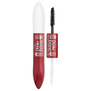 لوريال‏, Double Extend® ماسكارا Beauty Tubes® ، 570 سوداء ، 0.17 أونصة سائلة (5.2 مل)