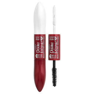 L'Oréal, Rimel Double Extend® Beauty Tubes®, 575 Blackest Black, 10,2 ml