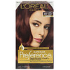 L'Oreal, Superior Preference, Fade-Defying Color + Shine System, Warm, 4M Dark Mahogany Brown, 1 Application
