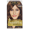 L'Oreal, Superior Preference, Fade-Defying Color + Shine System, Warmer, 5CB Medium Chestnut Brown, 1 Application