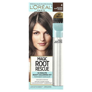 L'Oréal, Magic Root Rescue, 10 minutters rodfarvningssæt, 4 mørkebrune, 1 påføring