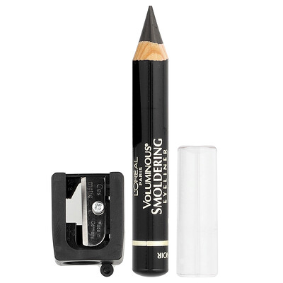 L'Oréal, Voluminous®, Smoldering Wood Pencil Eyeliner, 645 Black, 0.087 oz (2.48 g)