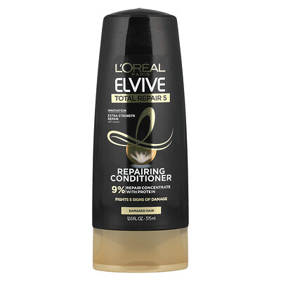Product Image for L'Oréal, Elvive, Total Repair 5, Repairing Conditioner, Damaged Hair, 12.6 fl oz (375 ml)