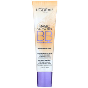 L'Oreal, Magic Skin Beautifier, BB Cream, 814 Medium, 1 fl oz (30 ml) отзывы