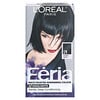 Краска Feria для многогранного мерцающего цвета волос, оттенок 21 ярко-черный, на 1 применение