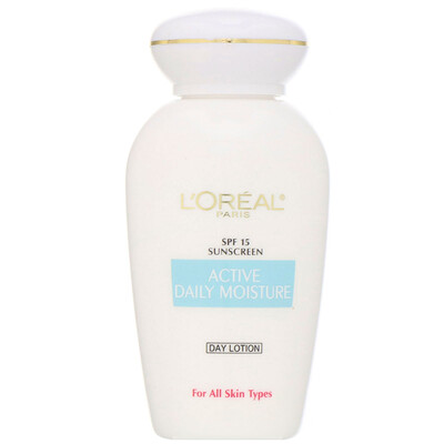 

L'Oreal Active Daily Moisture, дневной лосьон с защитным фактором SPF 15, 118 мл