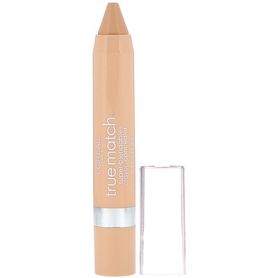 L'Oreal True Match Super-Blendable Crayon Concealer, W4-5 Warm Light/Medium , .1 oz (2.8 g)