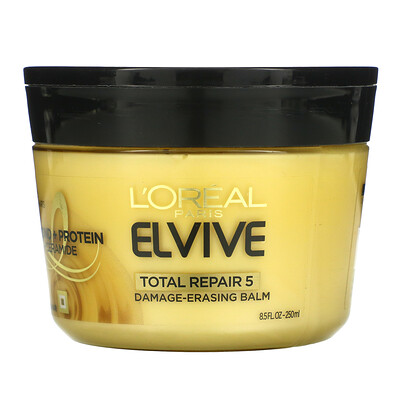 L'Oreal Elvive, Total Repair 5, Damage-Erasing Balm, 8.5 fl oz (250 ml)