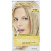 L'Oreal, Superior Preference, Fade-Defying Color + Shine System, 9 Natural Blonde, 1 Application