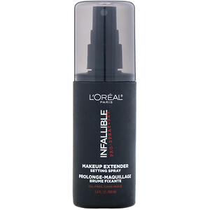 Отзывы о L'Oreal, Infallible Pro-Spray & Set Makeup Extender Setting Spray, 3.4 fl oz (100 ml)