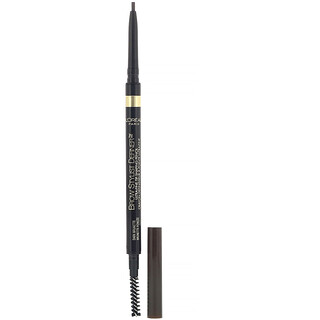 L'Oreal, قلم تحديد Brow Stylist Definer، بسن فائق الدقة، وبلون 390 Dark Brunette،‏ 0.003 أونصة (90 مجم)