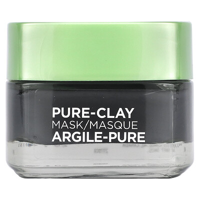 

L'Oreal, Pure-Clay Beauty Mask, Detox & Brighten, 1.7 oz (48 g)