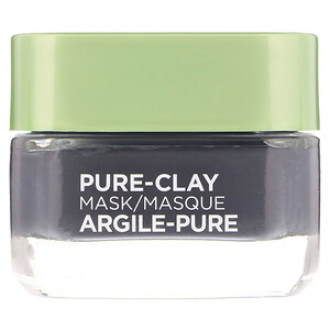Отзывы о L'Oreal, Pure-Clay Mask, Detox & Brighten, 3 Pure Clays + Charcoal, 1.7 oz (48 g)