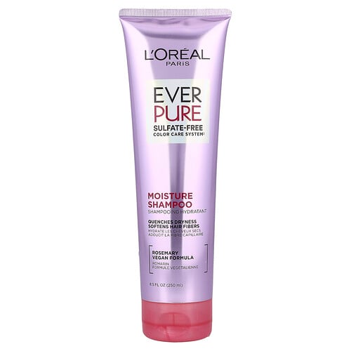 L'Oréal, Ever Pure, Moisture Shampoo, Rosemary, 8.5 fl oz (250 ml)