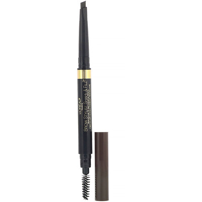 

L'Oreal Brow Stylist Shape & Fill, карандаш для бровей, оттенок 420 «Темный брюнет», 250 мг (0,008 жидких унций)