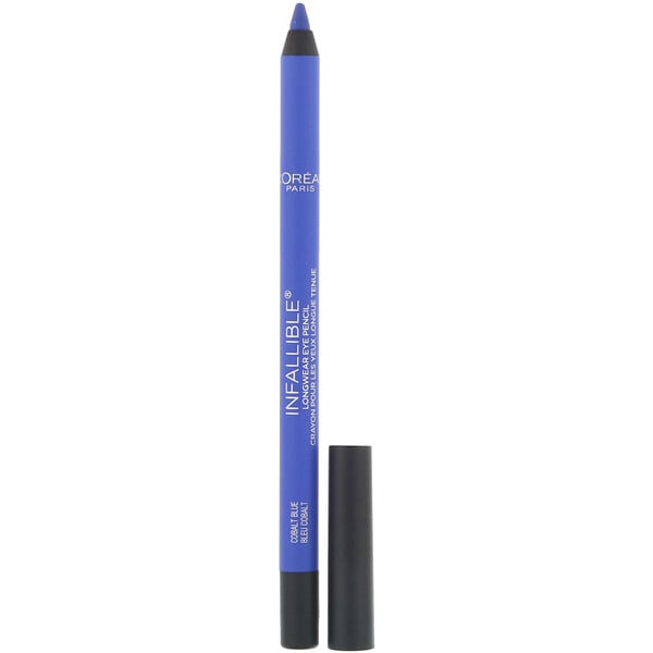 L'Oreal, Lápis delineador à prova d’água Infallible Pro-Last, 960 Cobalt Blue, 1,2 g