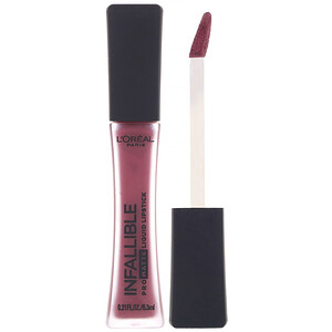L'Oreal, Infallible Pro-Matte Liquid Lipstick, 362 Plum Bum, .21 fl oz (6.3 ml) отзывы