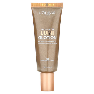 Product Image for L'Oréal, True Match, Lumi Glotion, 903 Medium Glow, 1.35 fl oz (40 ml)